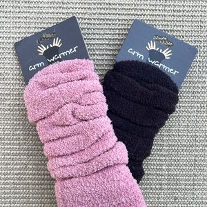 Two Pairs of Fuzzy Arm Warmers